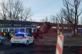 Wypadek zabytkowego tramwaju w Nowej Hucie