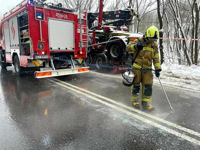 Groźny wypadek pod Limanową