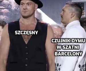 Wojciech Szczęsny w Barcelonie MEMY