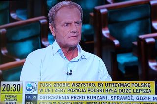 Donald Tusk przeprosił widzów na antenie TVN 24. Nie uwierzysz za co!