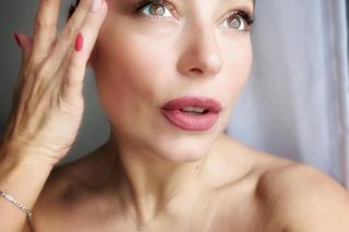 Anna Mucha twarz z bliska