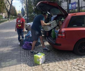 1 Maja w Łodzi. Lokatorzy mogli wejść do swoich mieszkań. Dzieci boją się wracać