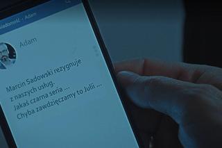 M jak miłość, odc. 1749: Andrzej (Krystian Wieczorek) - sms od Wernera