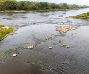 Wisła w Warszawie 27 sierpnia 2025 rano