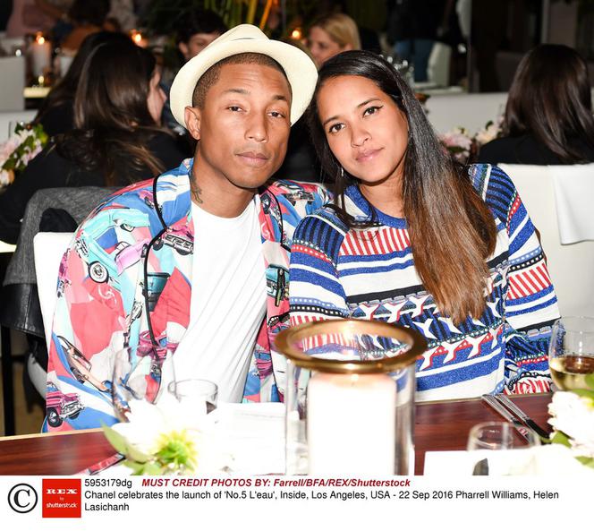 Pharrell Williams z żoną