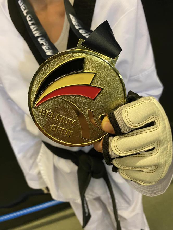 Gabriela Wreszcz zdobyła złoty medal w Belgii. To reprezentantka klubu Centuria Taekwondo Toruń