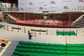 Stadion PGE Narodowy z klocków LEGO