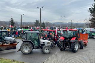 Protest rolników w Nowym Sączu 