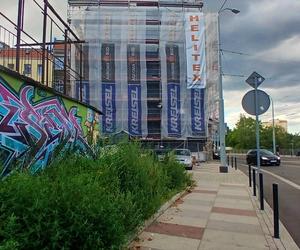 Mural z Pleciugą po 5 latach zniknął z kamienicy przy al. Wyzwolenia