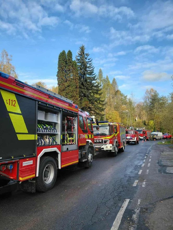 Tragiczny pożar w rozlewni wody. W środku znaleźli ciało 72-latka