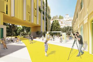 Wizualizacja projektu Yellow, Polska (nagroda studentów)