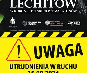 Wystąpią utrudnienia w ruchu związane z 47. Biegiem Lechitów