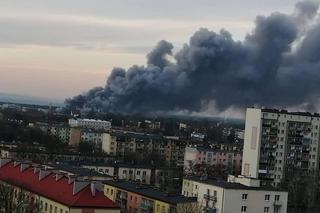 Pożar hali Cersanitu w Starachowicach