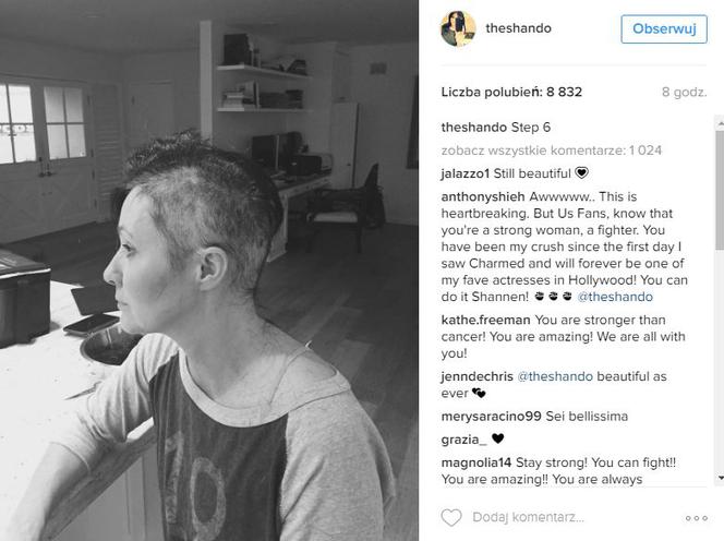 Shannen Doherty walczy z rakiem