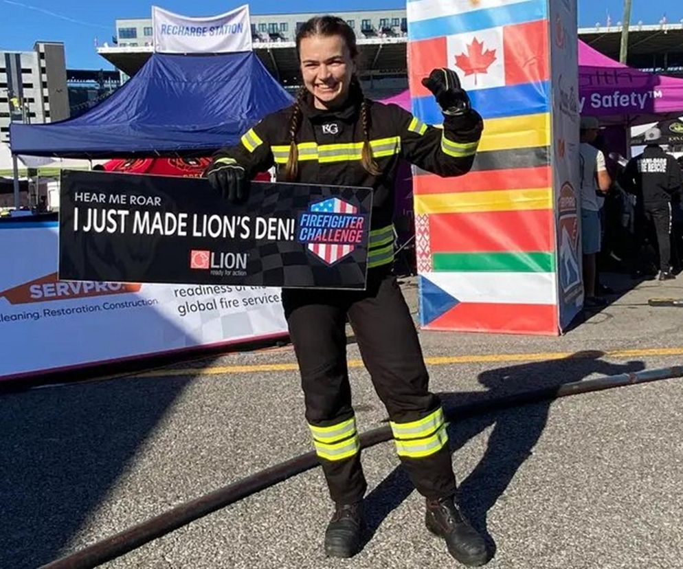  Justyna Cichocka- Strażaczka na medal