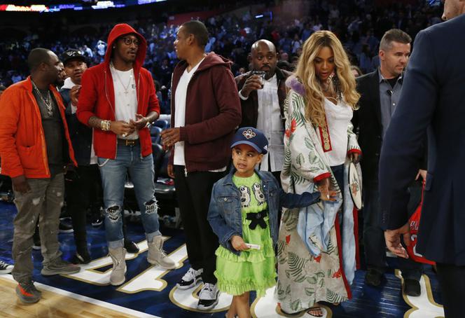 Beyonce w ciąży - mecz NBA All-star - luty 2017