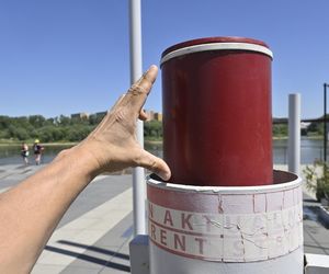 Niski stan wody w Wiśle