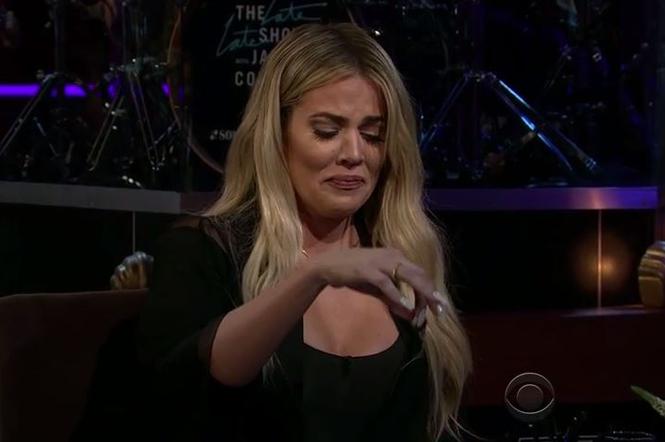 Khloe Kardashian w Late Late Show