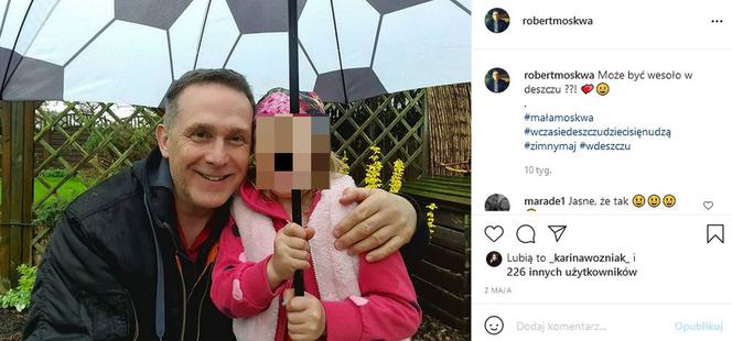 Robert Moskwa i jego córka Nadia