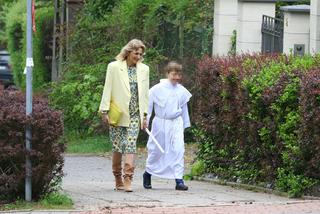 Komunia syna Tomka Makowieckiego i Reni Jusis