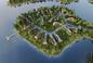 20 takich domów powstanie na wyspie na jeziorze Kalwa. Jest projekt!