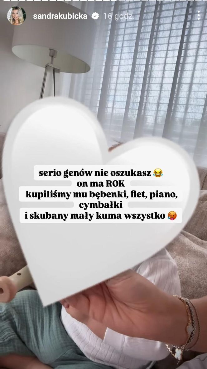 Dumna Sandra Kubicka pokazała syna i wspomniała o Baronie. "Genów nie oszukasz" 
