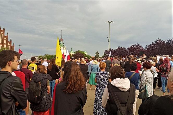 Protest "Ani jednej więcej" w Szczecinie