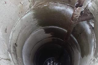 Strażcy wyciągneli  kota z 7- metrowej  studni