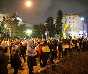 Manifestacja solidarnościowa z Ukrainą