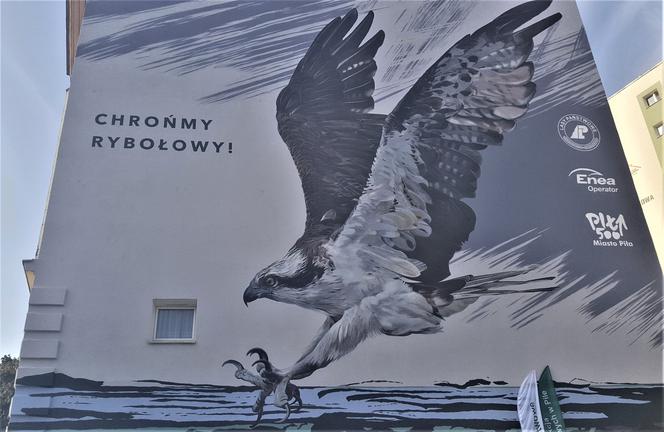 W Pile powstał nowy, leśny mural