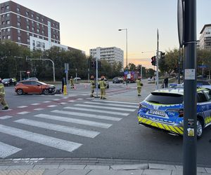 Dachowanie radiowozu. Bielany