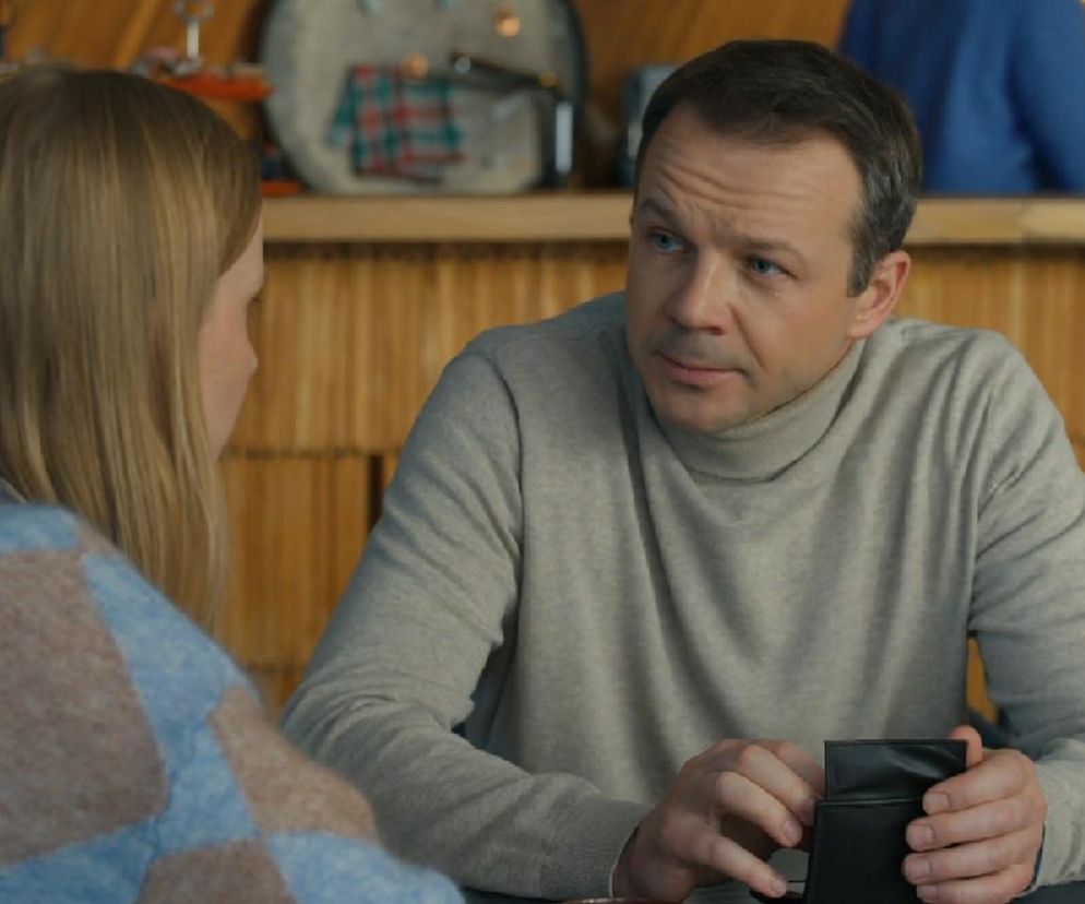 Barwy szczęścia, odcinek 3199. Jagoda (Karolina Rzepa), Bruno (Lesław Żurek)