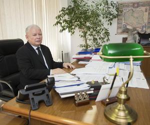 Tak wygląda gabinet Jarosława Kaczyńskiego