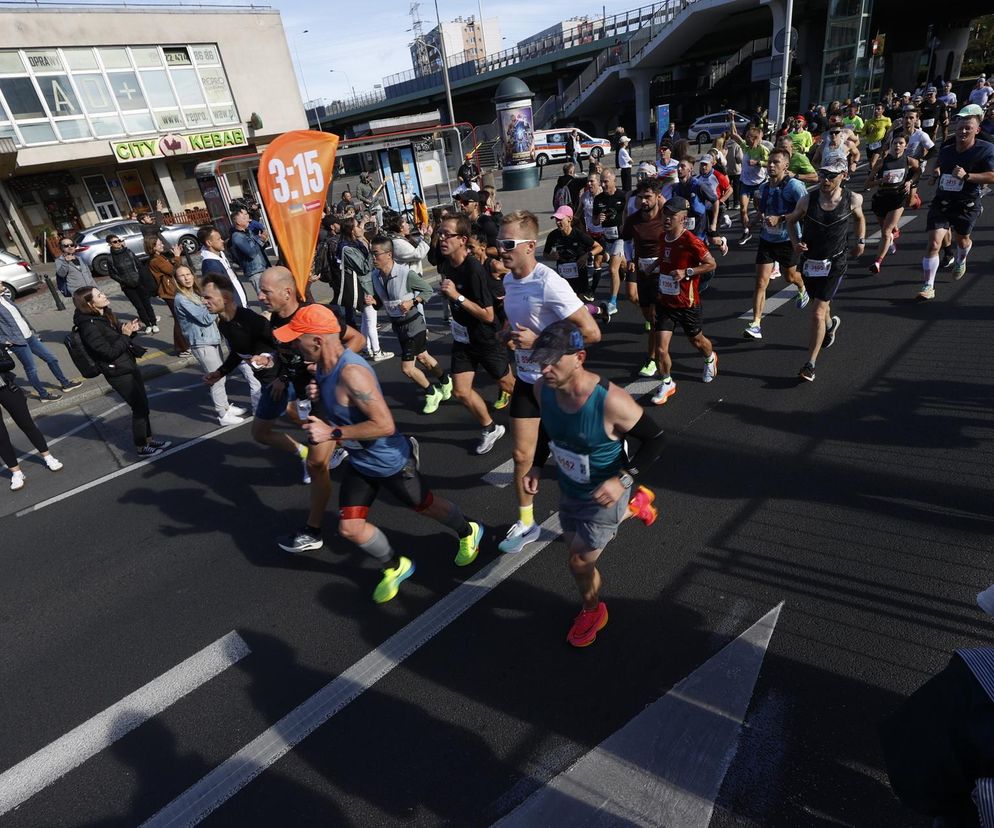 Maraton Warszawski. Tak wygląda stolica podczas wielkiej sportowej imprezy