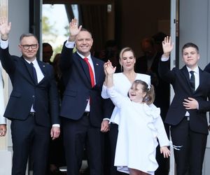 Dzień inauguracji należał do Kasi Nawrockiej. Fotoreporterzy ją uwielbiają 