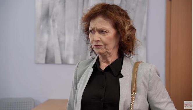	Pierwsza miłość odc. 3777. Barbara (Ewa Florczak) - babcia Kacpra 
