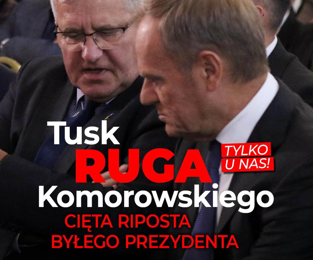 Tusk ruga Komorowskiego. Cięta riposta byłego prezydenta. TYLKO U NAS!