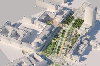 Tak ma wyglądać nowy zielony Plac Bankowy. Urzędnicy pokazali koncepcję 