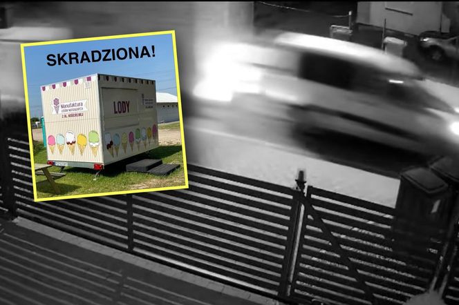 Ukradli budkę z lodami