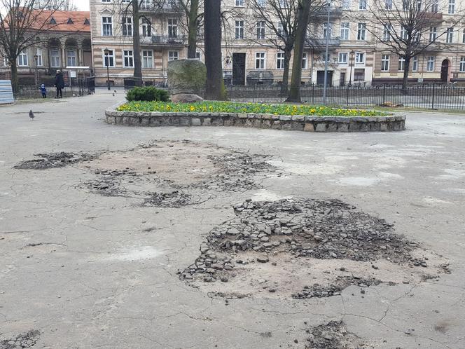 Zmiany w Parku Kościuszki w Lesznie