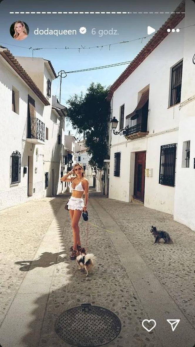 Nocne szaleństwo Dody! Maska królika i seksowna mini