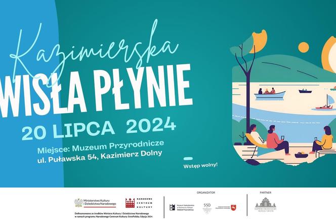 Kazimierska Wisła płynie - plakat wydarzenia