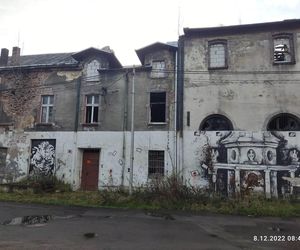 Historyczne budynki przy ul. Portowej w Mysłowicach