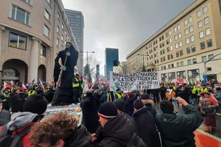 Protest rolników w Warszawie (3.01.2025)
