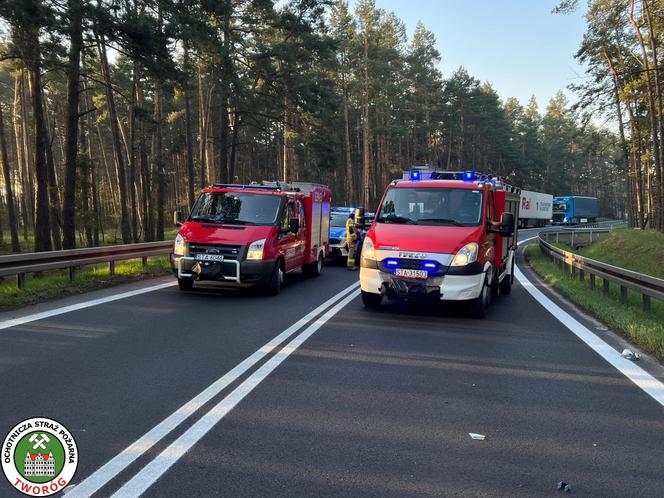 Groźnie wyglądające zdarzenie na DK11 w Tworogu. Jeden z kierowców był pijany 