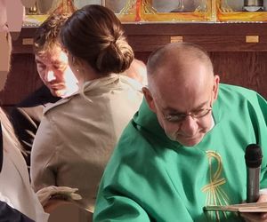 Daniel Martyniuk na chrzcinach syna