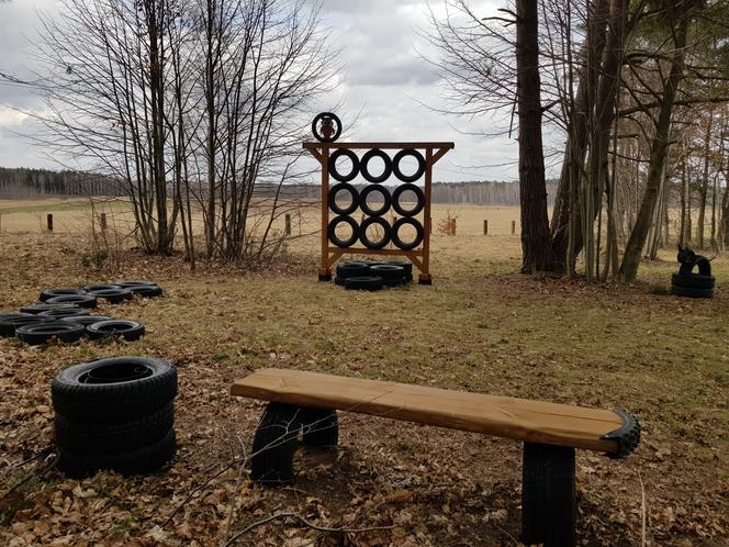 Park Oponarium w Dźwierzutach. Nowe miejsce rekreacji zaskakuje! [ZDJĘCIA]