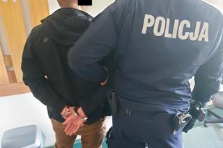 Zatrzymany w rękach policji