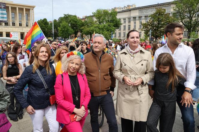 Minister ds. równości Katarzyna Kotula na Marszu Równości w Łodzi,