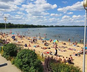 Plażowicze opanowali Pogorię III. Rekordowa frekwencja